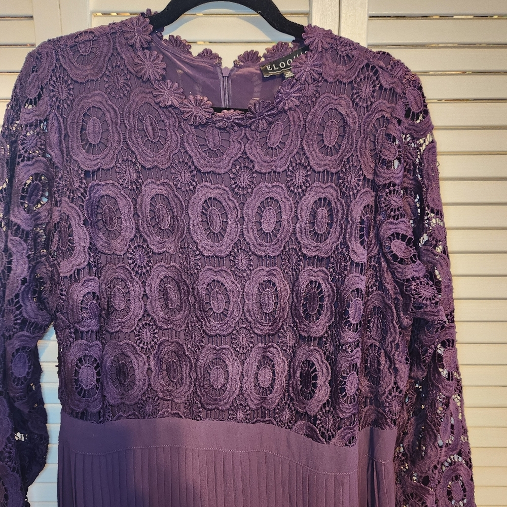 Plum Eloquii dress